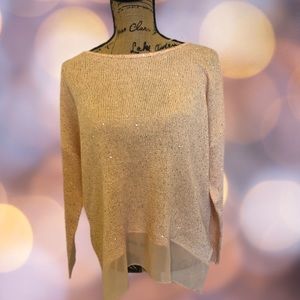 Cremieux glitter sweater